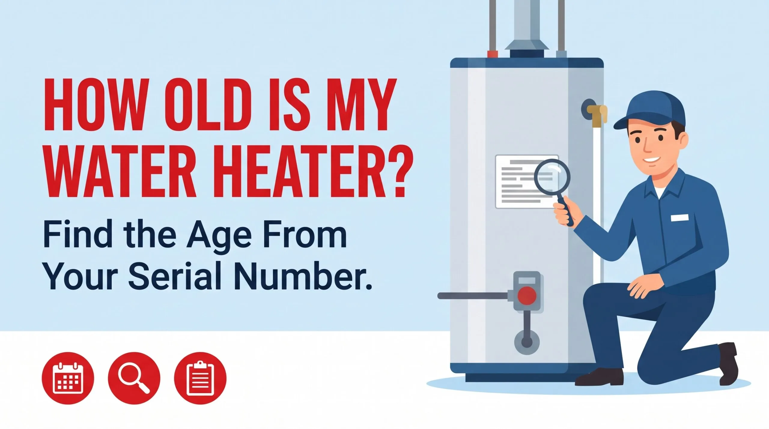 How Old Is My Water Heater? Serial Number Age by Brand