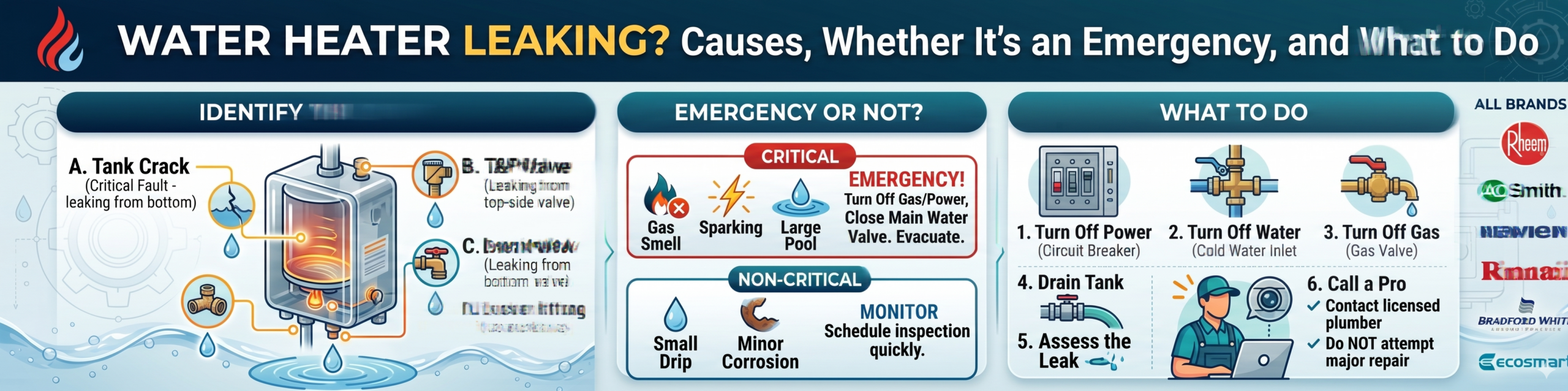Water Heater Leaking Water Heater Leaking? Causes & What to Do