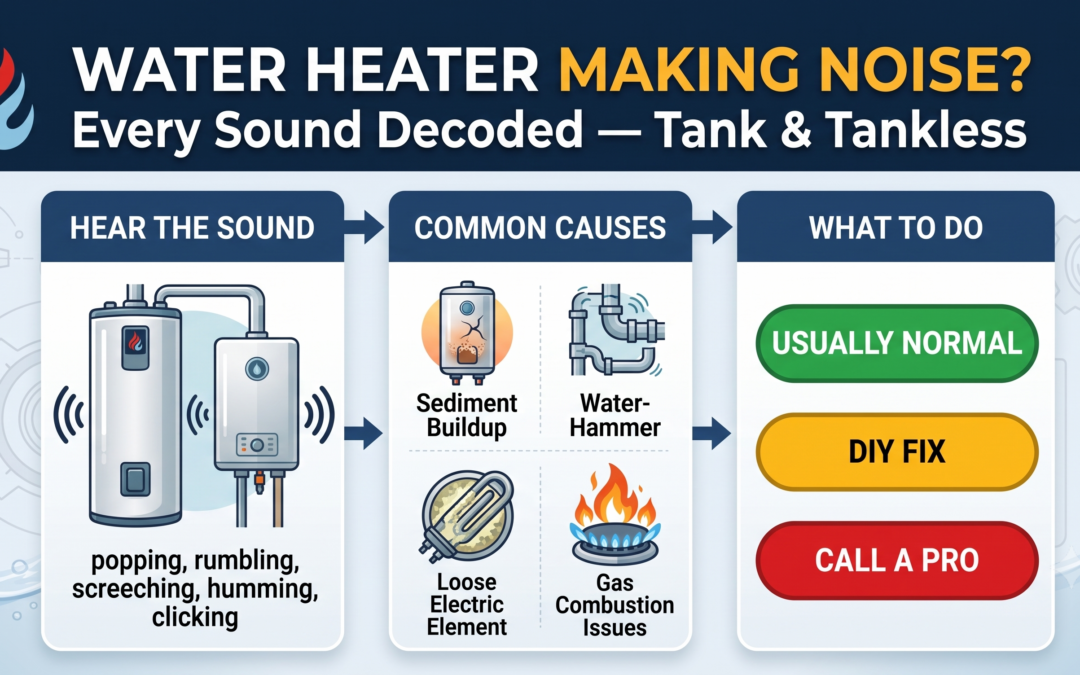 Water Heater Making Noise? Every Sound Decoded (Tank & Tankless)