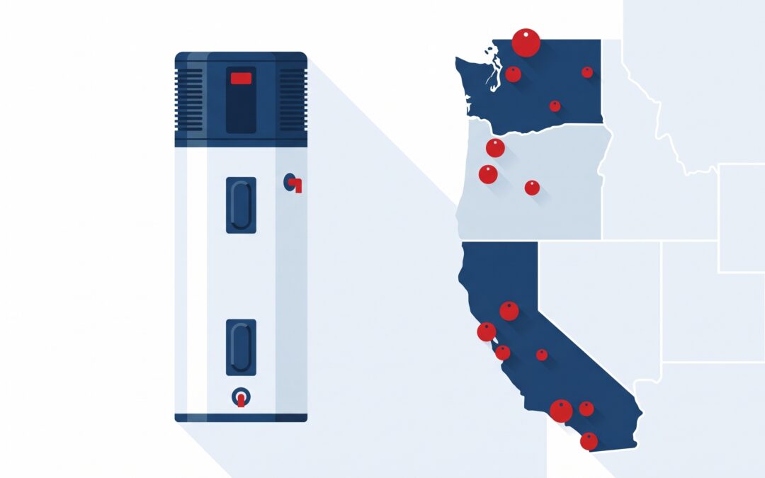 Heat Pump Water Heater Rebates in Washington, Oregon & California (2026)